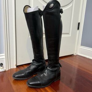 Parlanti Miami Classic Field Boots Black Tall Riding Boots EU 38 MH